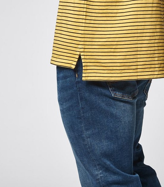 Stripe T-Shirt  -Yellow