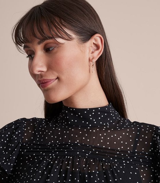 Preview Pintuck Detail Mini Dress