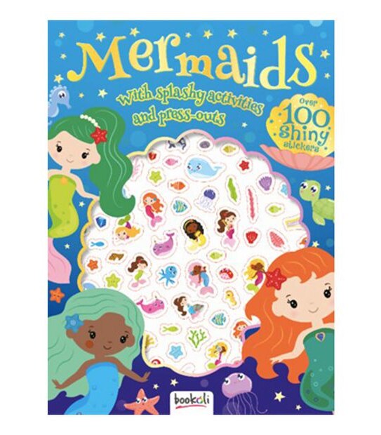 Metallic Puffy Stickers Sparkly  Mermaids