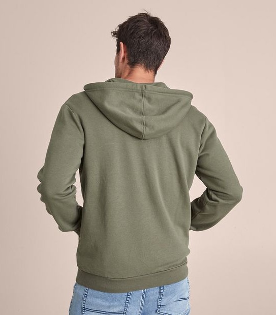 Fleece Zip Through Hoodie
