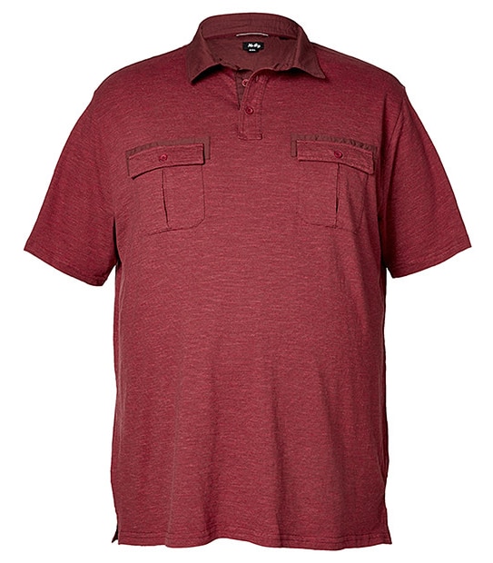 Men's Mr Big Utility Polo Shirt - Red