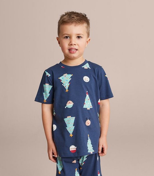 Kids Family Matching Christmas Tree Cotton Pyjama Set Target Australia