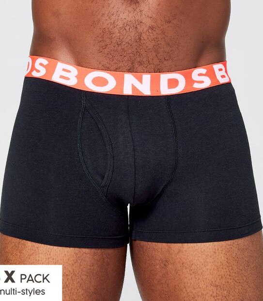 Bonds 3 Pack Everyday Trunks