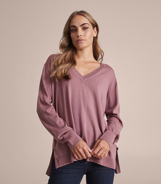 Preview Merino Wool V-Neck Jumper