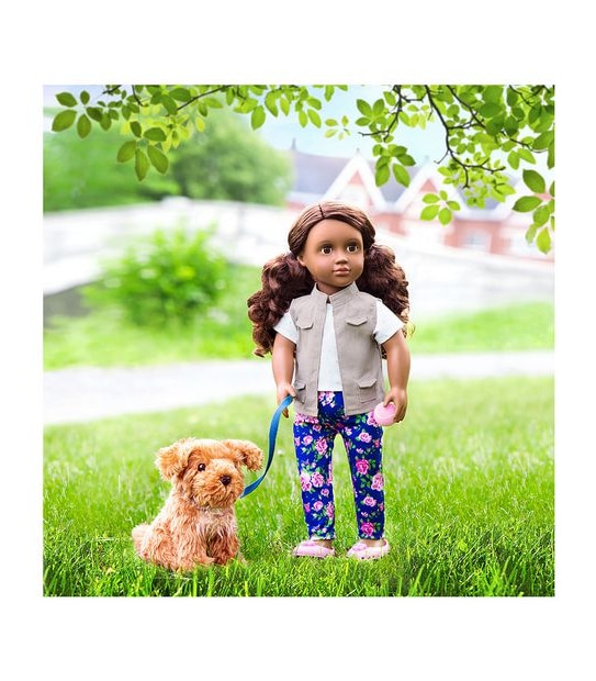 Our Generation Deluxe 45cm/18in Doll & Pet - Malia with Poodle