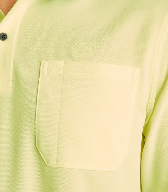 Graphite Hi-Visibility Long Sleeve Polo Shirt