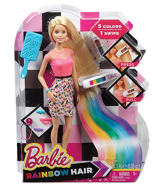 Barbie Rainbow Hair Doll