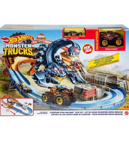Hot Wheels Monster Truck Scorpion Sting Raceway