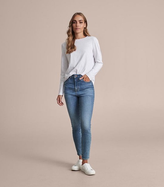 Kayla Skinny Super High Rise Ankle Length Jeans 2 of 6