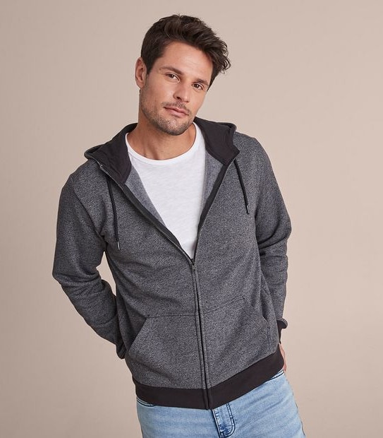 Fleece Zip Through Hoodie