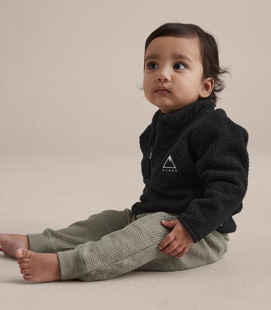 Bonds Baby Waffle Roll Trackpants