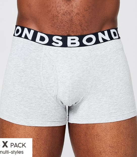 Bonds 3 Pack Everyday Trunks