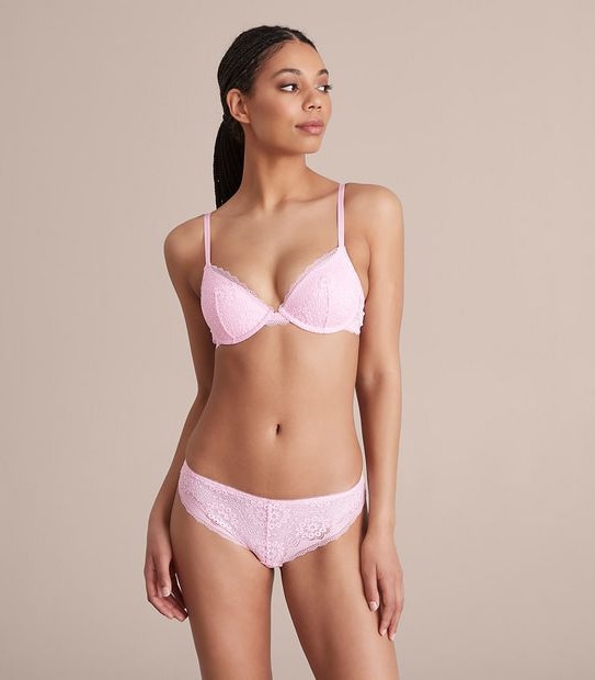 Lily Loves Denim Lace Brazilian Briefs; Style: X27067