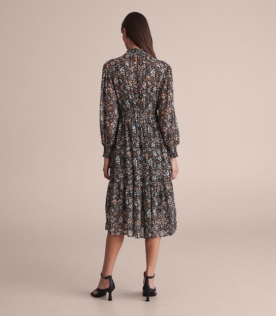 Preview Balloon Sleeve Midi Dress