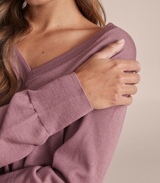 Preview Merino Wool V-Neck Jumper