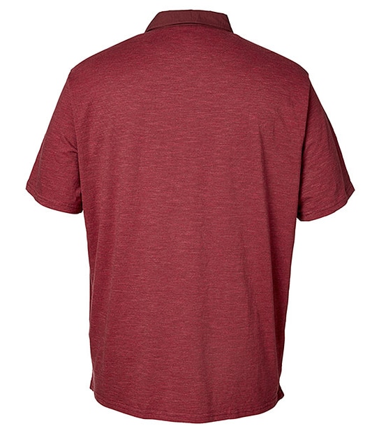 Men's Mr Big Utility Polo Shirt - Red
