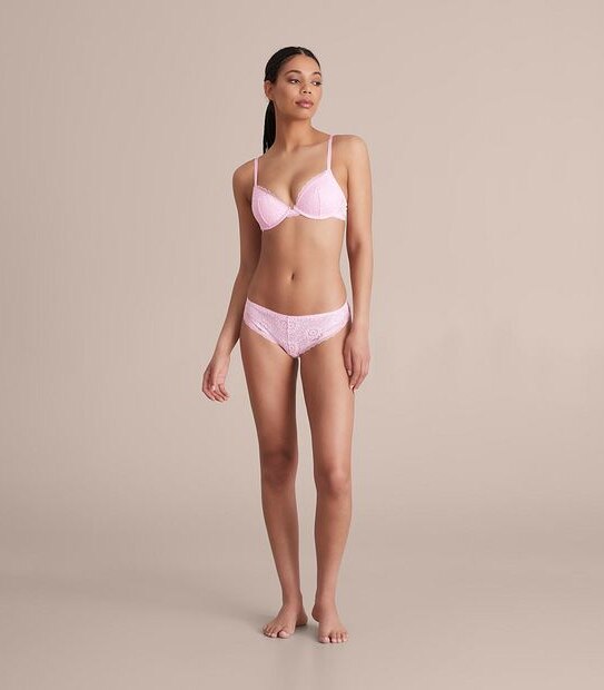 Lily Loves Denim Lace Brazilian Briefs; Style: X27067