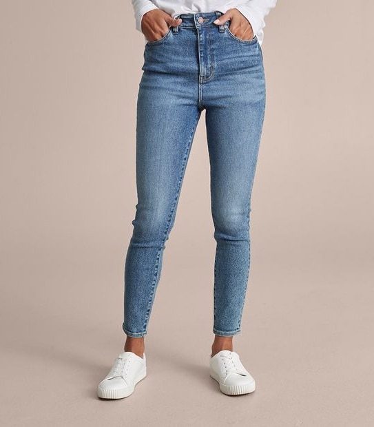 Kayla Skinny Super High Rise Ankle Length Jeans 1 of 6