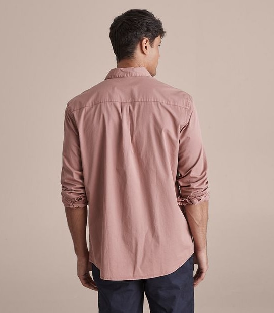 Long Sleeve Garment Dye Shirt