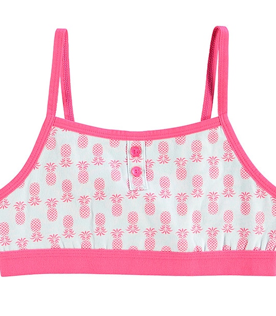 Girls' 2 Pack Crop Tops - Fruits
