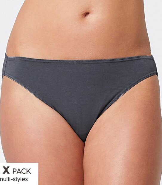 2 Pack Australian Cotton SpaFX Bikini Briefs - Arctic Leaves 2 of 4