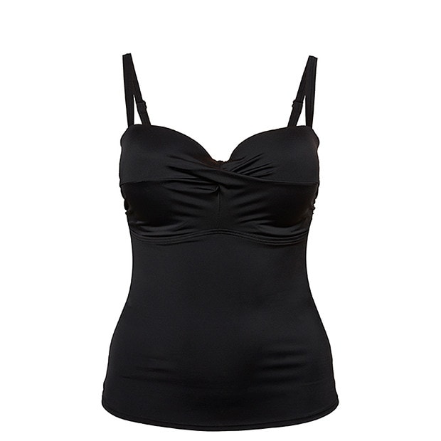 Fuller Cup Tankini Top Black Target Australia