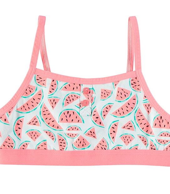 Girls' 2 Pack Crop Tops - Fruits