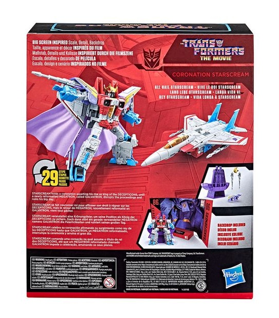 Transformers Generations Studio Series Lead King Starscream Action Figure