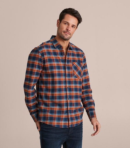 Long Sleeve Flannelette Shirt