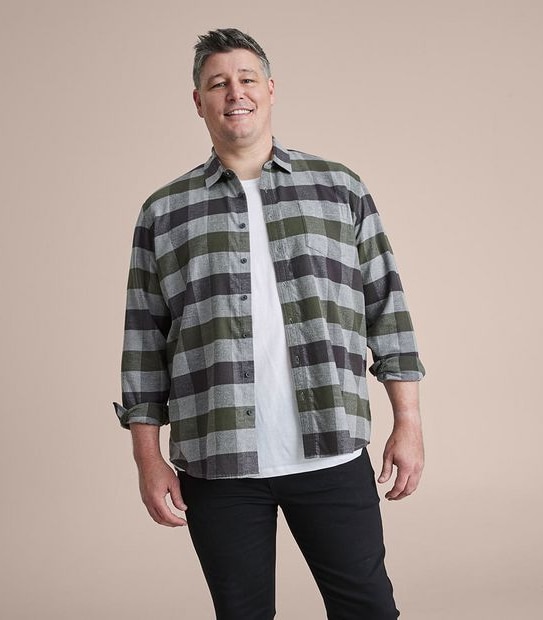 Mr Big Long Sleeve Flannelette Shirt