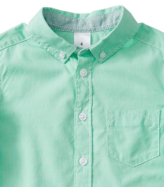 Boys' Long Sleeve Shirt - Mint 3 of 3