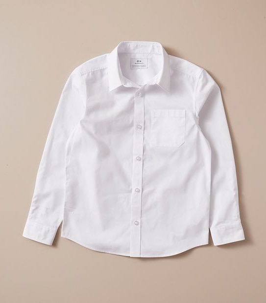 Long Sleeve School Shirt - White | Target Australia