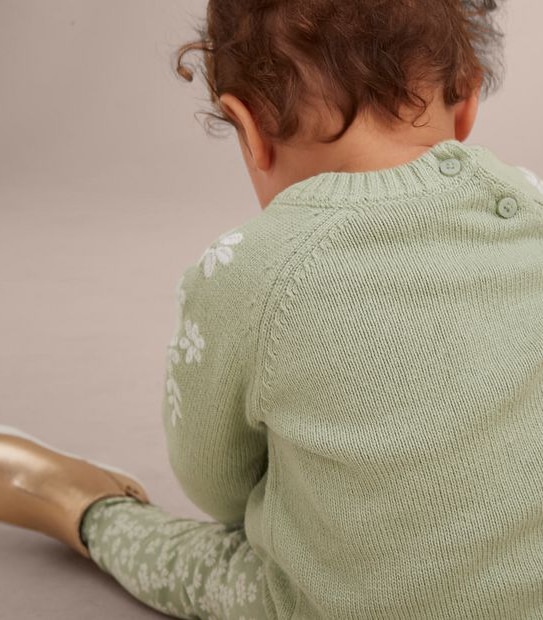 Baby Knit Embroidered Jumper