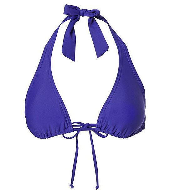 Chevron Halter Bikini Top