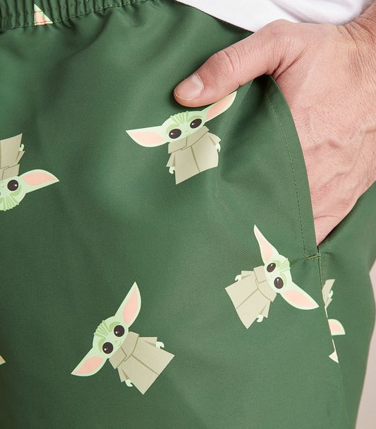 Star Wars&trade; The Mandalorian Baby Yoda Print Volley Shorts