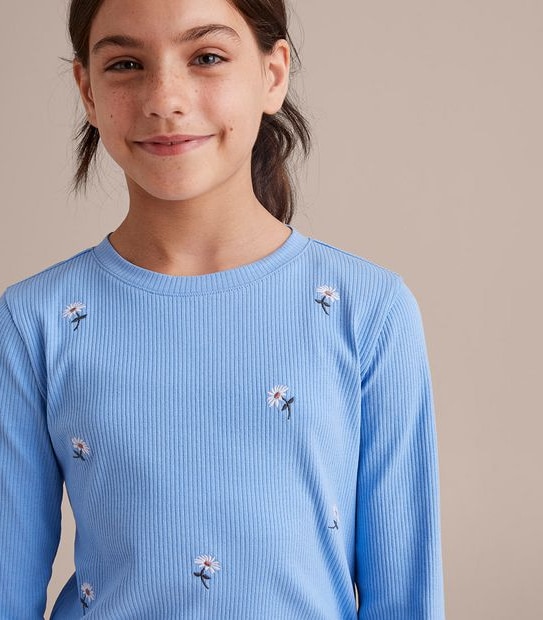 Side Tie Rib Top