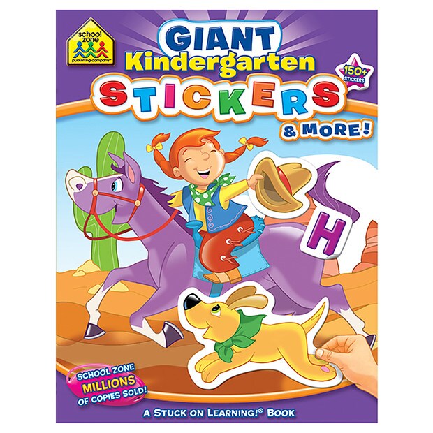 Giant Kindergarten Stickers And More Workbook Giant Kindergarten Stickers And More Workbook