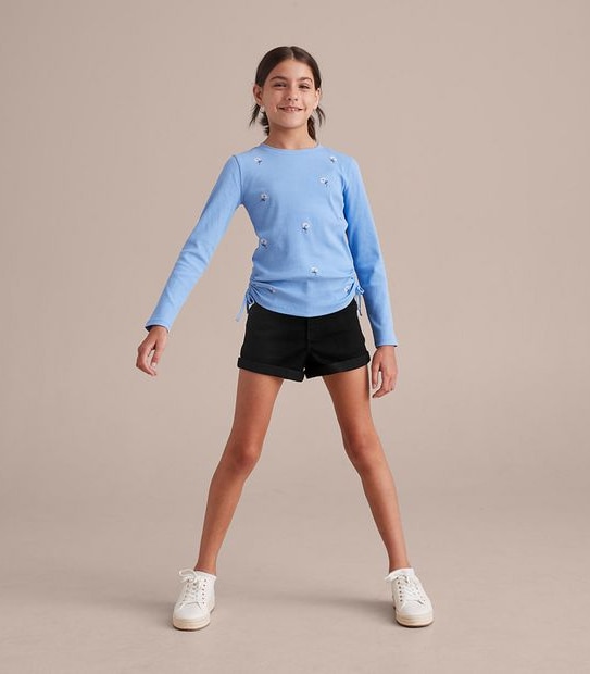 Side Tie Rib Top