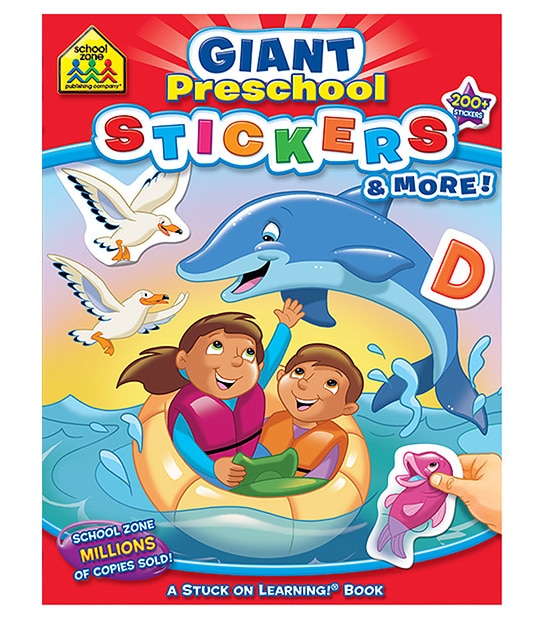 Giant Preschool Stickers And More Workbook