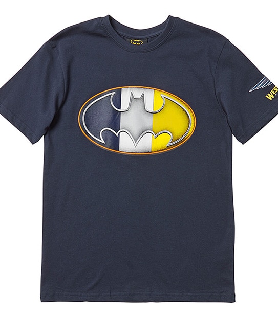 AFL West Coast Eagles Youth Batman Short Sleeve T-Shirt