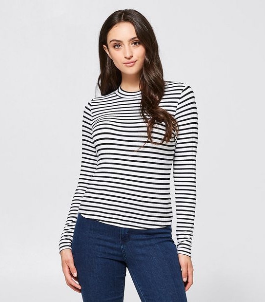 Lily Loves Ribbed T-Shirt - Stripe