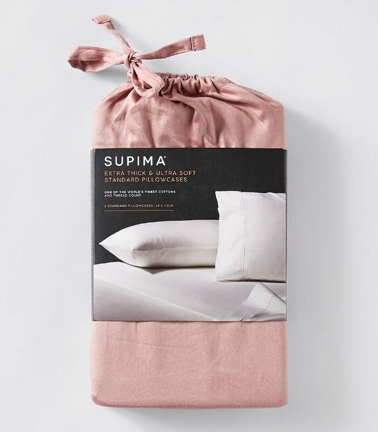 Supima 2 Pack 400 Thread Count Pillowcases