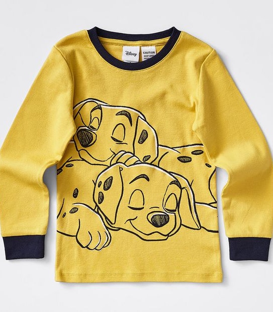 Disney 101 Dalmatians Print Pyjama Set - Yellow