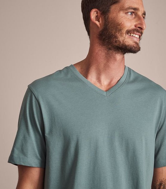 Organic Cotton V-Neck T-Shirt