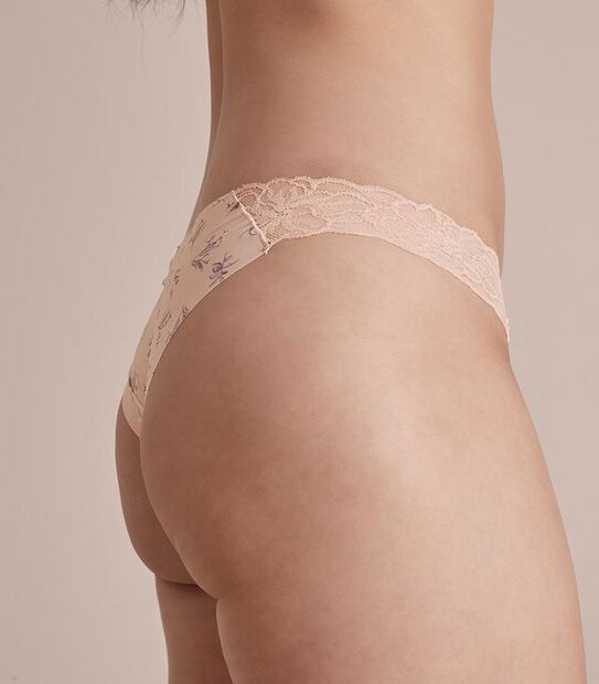 Lily Loves Lacey No Show Brazillian Briefs