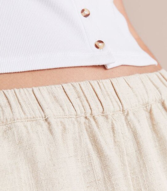 Lily Loves Linen Blend Textured Shorts