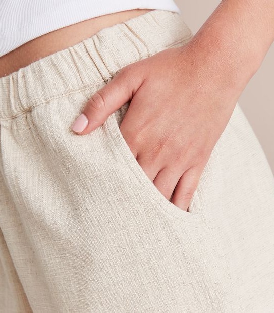 Lily Loves Linen Blend Textured Shorts