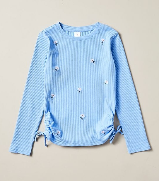 Side Tie Rib Top
