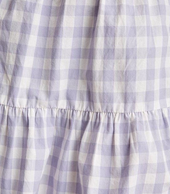 Gingham Wrap Dress