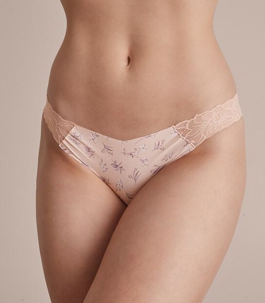 Lily Loves Lacey No Show Brazillian Briefs